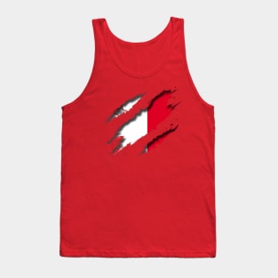 Malta Shredding Tank Top